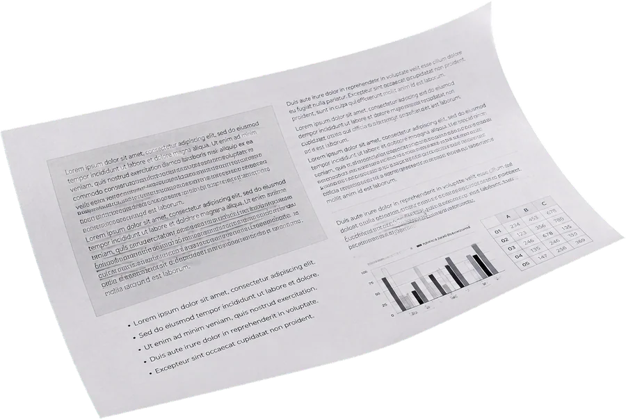 Konzeptblatt im Vordergrund des Imagefilm-Heros von NEXAS Media