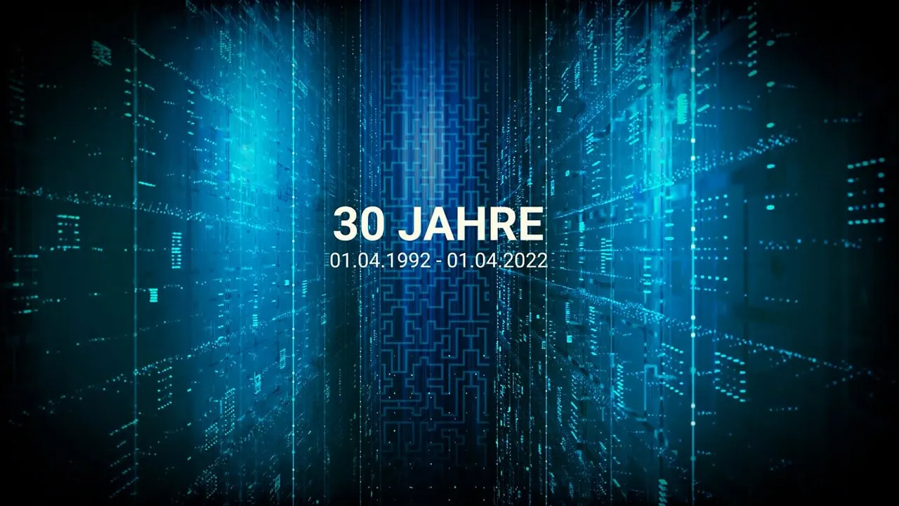 Industrie 4.0 Szene: Szene aus dem Videoprojekt Animation Focus IA, 30 Jahre Industrie 4.0 von NEXAS Media