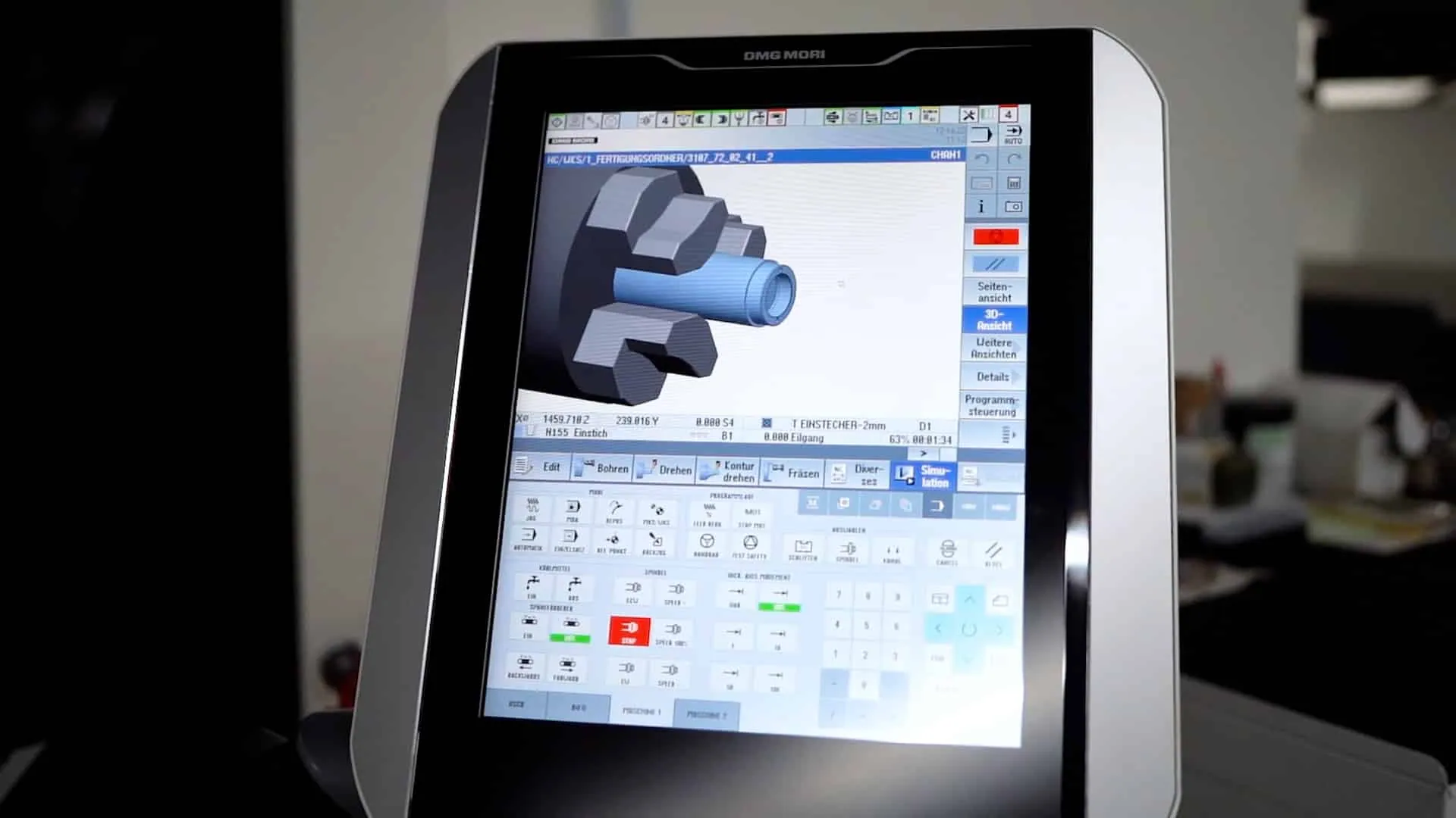 Industrie Bauteil Präsentation: Szene aus dem Videoprojekt Imagefilm Hydrotechnik GmbH Limburg von NEXAS Media