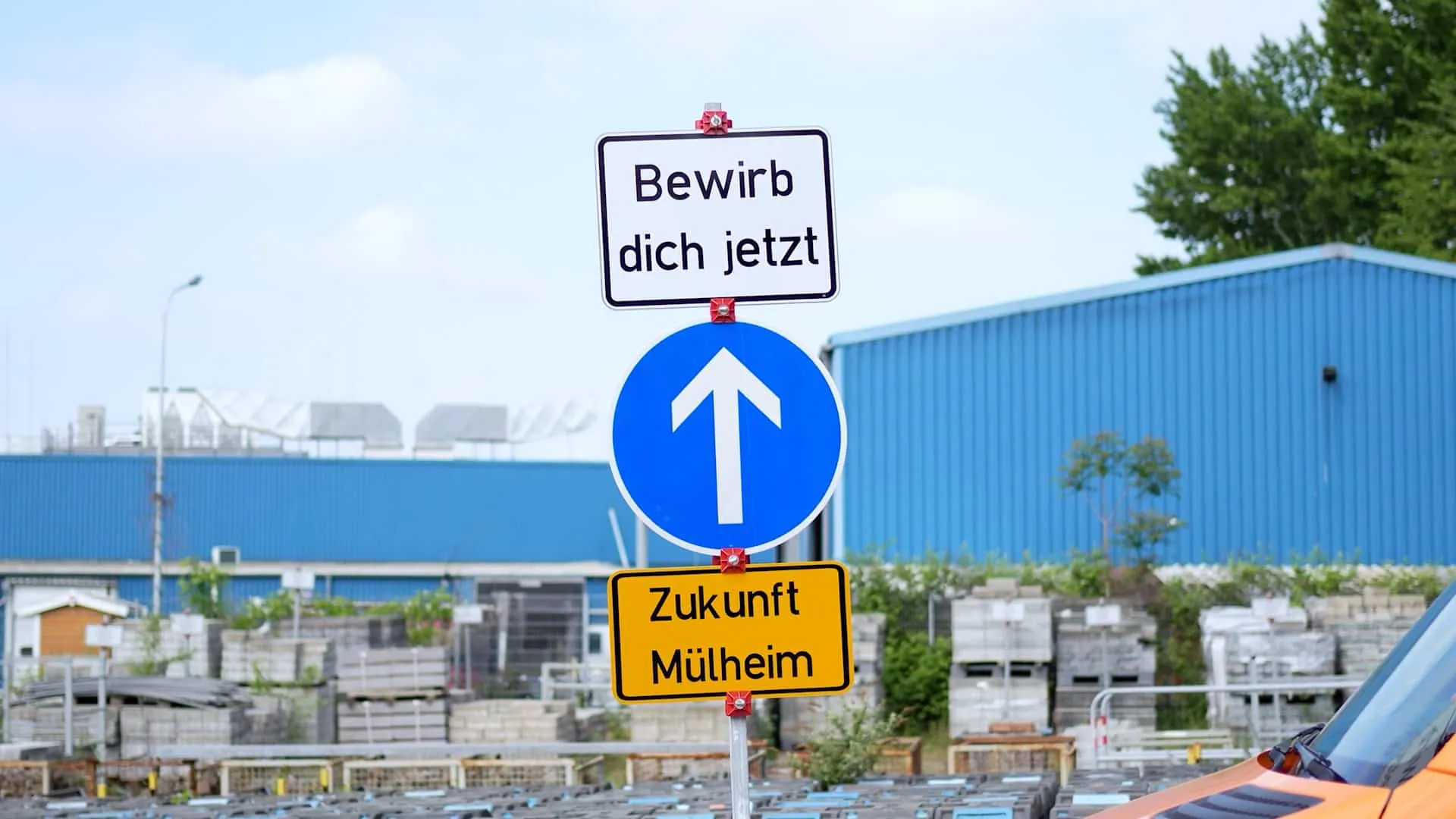 Stadt Mülheim Arbeitsalltag: Szene aus dem Videoprojekt Recruiting Stadt Mülheim an der Ruhr, Bauhof von NEXAS Media